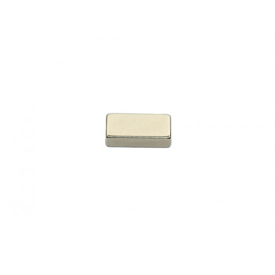 Ímã de neodímio bloco 20 x 10 x 5 mm - N42